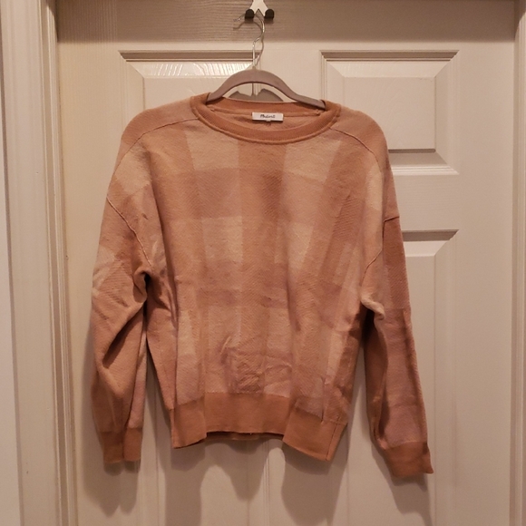 Madewell Tops - Madewell Tan Knit Sweater
